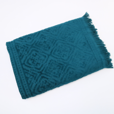 Jacquard Velour Twin Pack Fringed Egyptian Towels