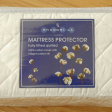 Cotton Fitted Mattress Protector - King