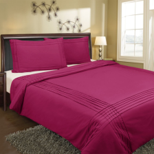 Pin Tuck Quilt Cover Set - Single