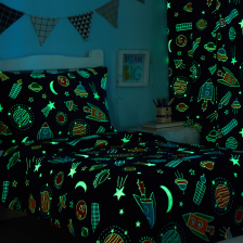 RAMESSES Kids Glow-in-the-Dark Bedroom Set-Galaxy