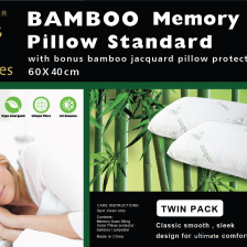 Twin Pack Bamboo Pillow