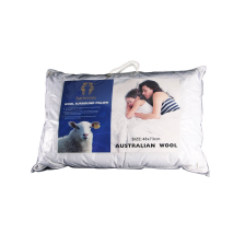 Wool Pillow with Egyptian Cotton Cover